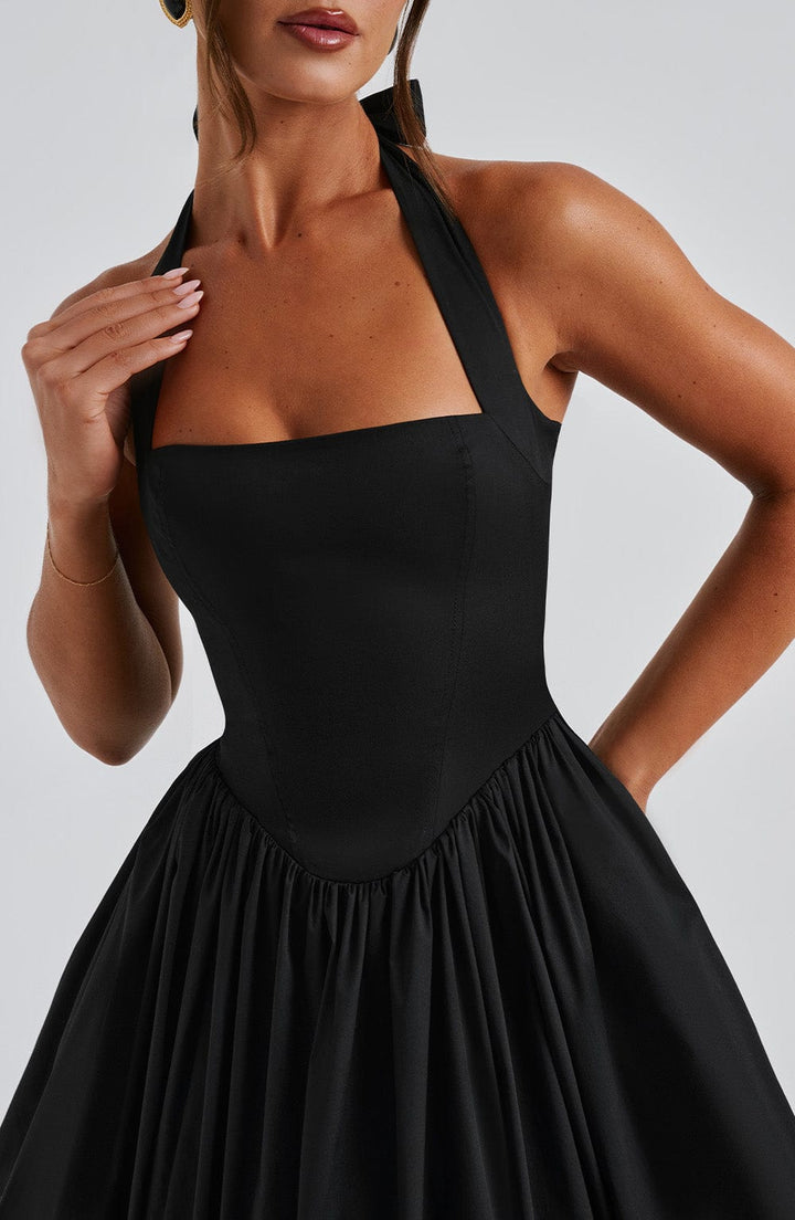 Women's Halter Classic Midi Dress
