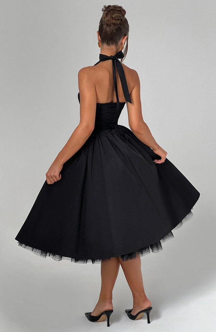 Women's Halter Classic Midi Dress