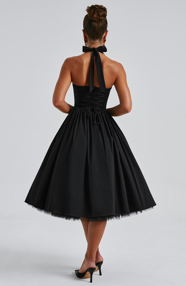 Women's Halter Classic Midi Dress