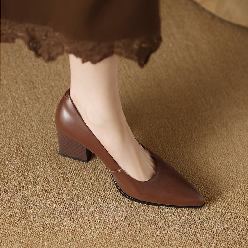 Vivienne | Timeless Block-Heel Pumps