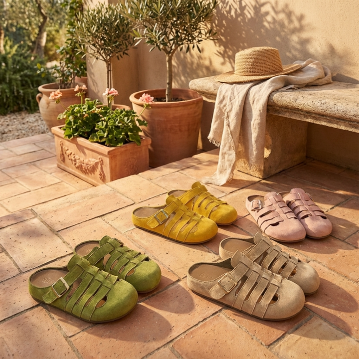 Women's Casual Comfort Clogs With Strap