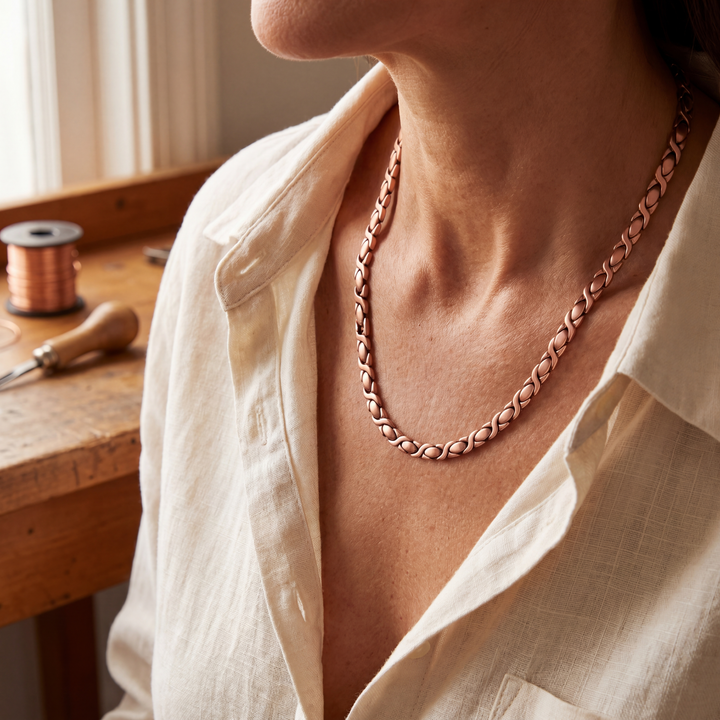 Women's Classic Cedar Copper Necklace