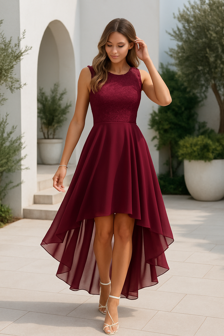 Women's High-Low Asymmetrical Dress