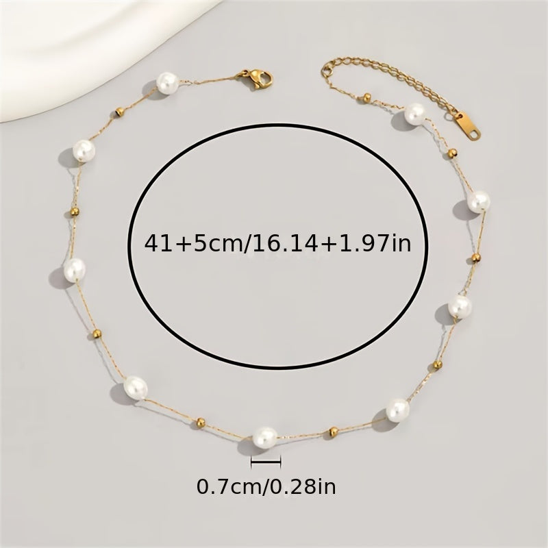 Baroque Pearl Beads Necklace