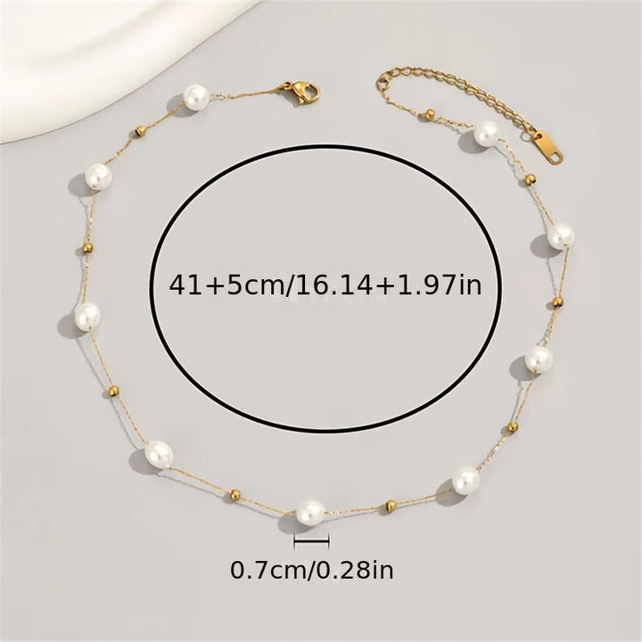 Baroque Pearl Beads Necklace