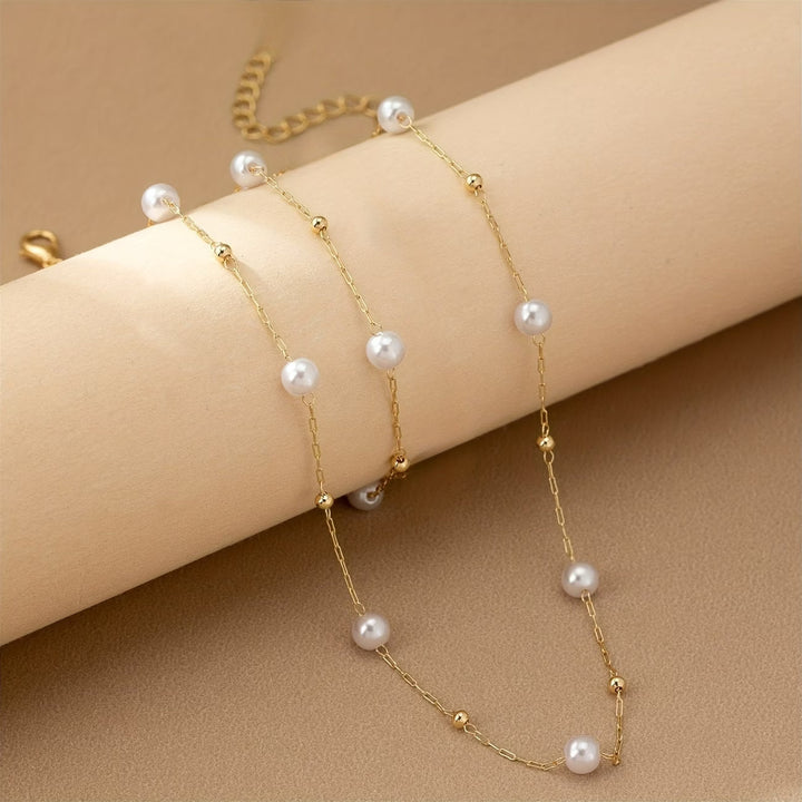 Women's Elegant Delicate Pearl Jewelry Set