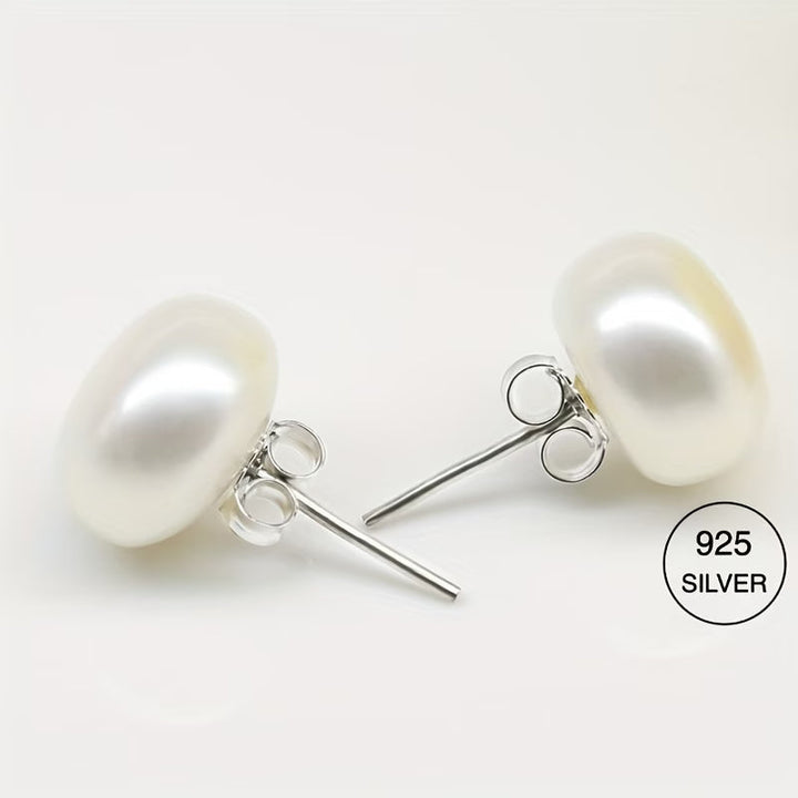 Women's Classic Pearl Stud Earrings