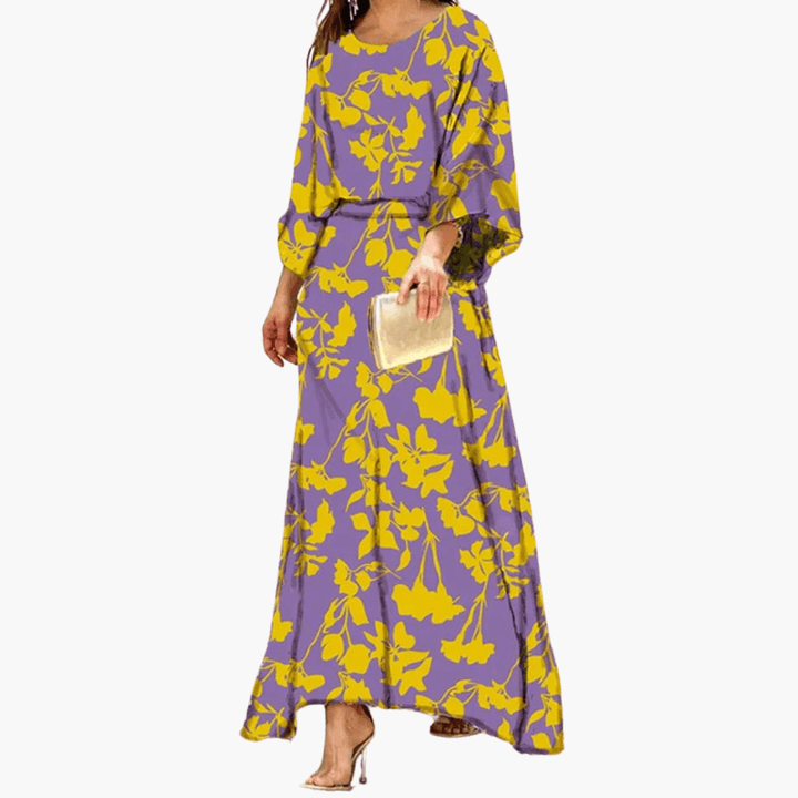 Women's Boho Print Summer Maxi Dress