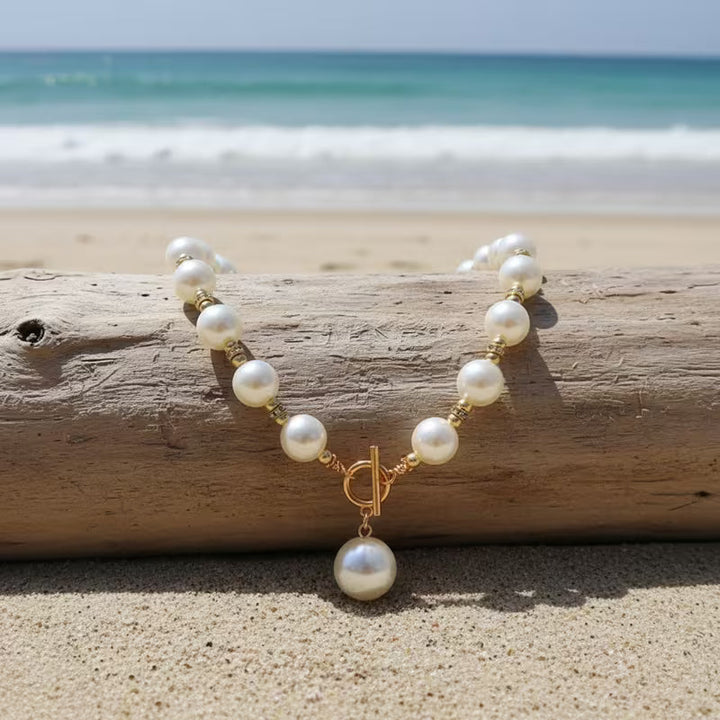 Chunky Pearl Necklace Set