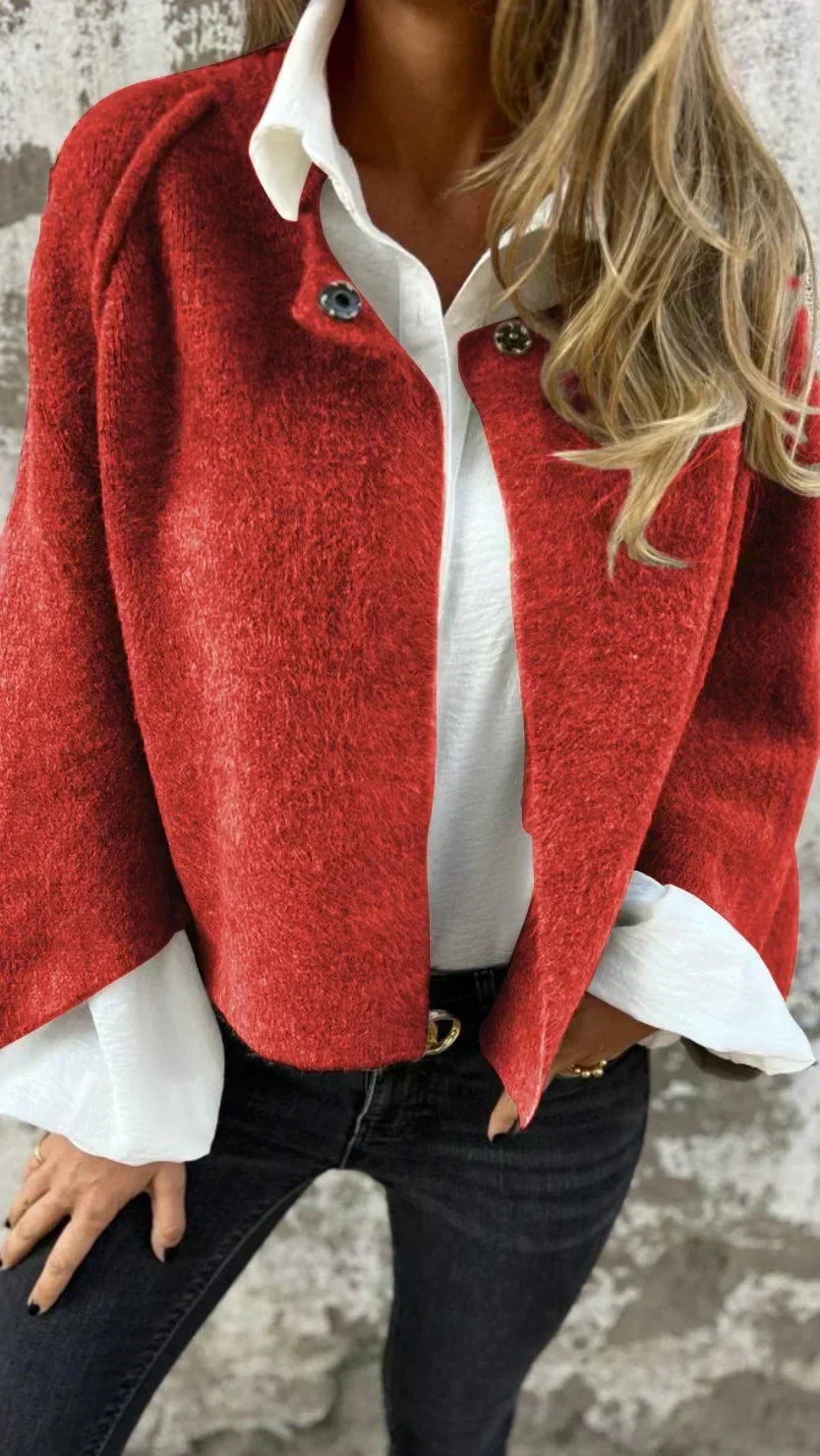 Tess™ | Premium Modern Wool Cardigan