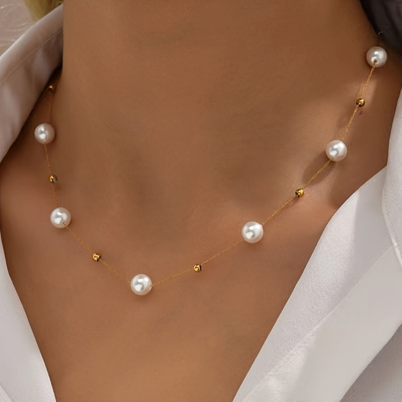 Baroque Pearl Beads Necklace