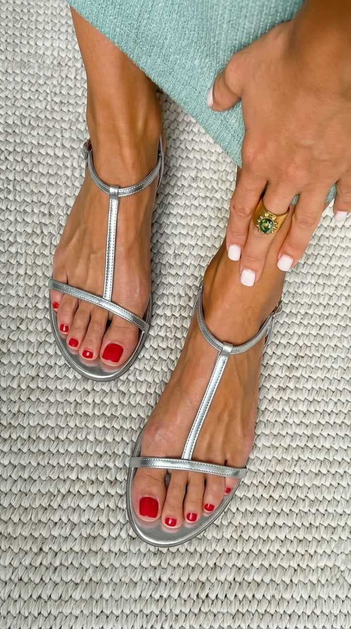 Women's Elegant Golden Sandals Spring Sandals
