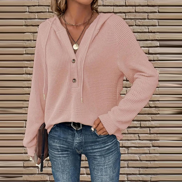 Zyrae™ | Oversized V-Neck Sweat