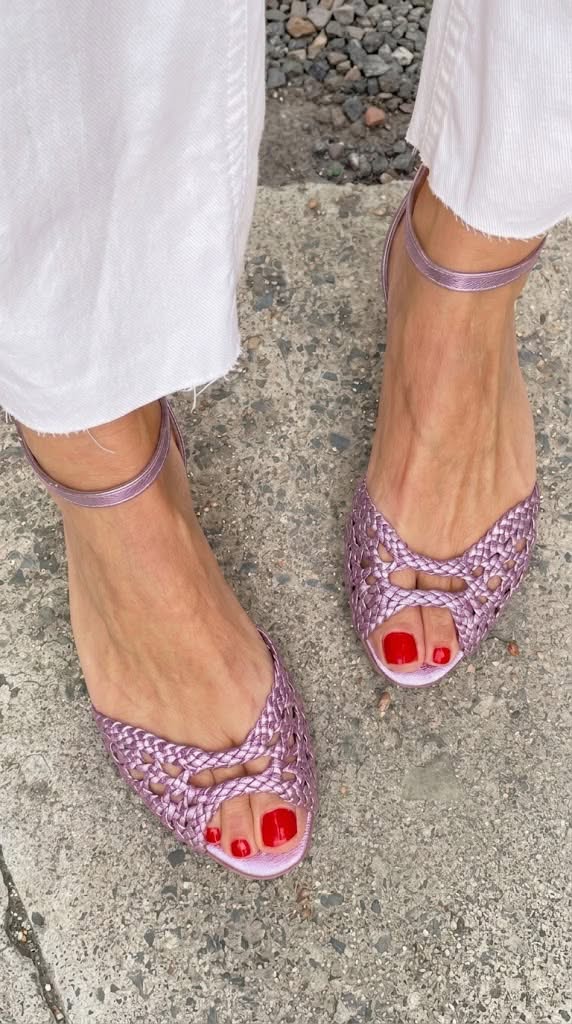 Women's Classic Woven Golden Sandals