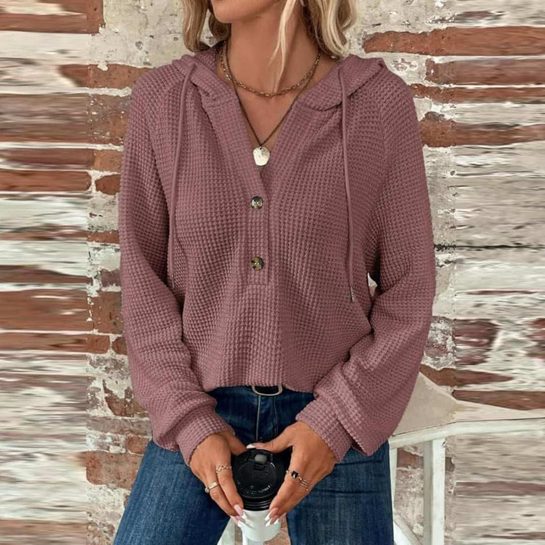 Zyrae™ | Oversized V-Neck Sweat