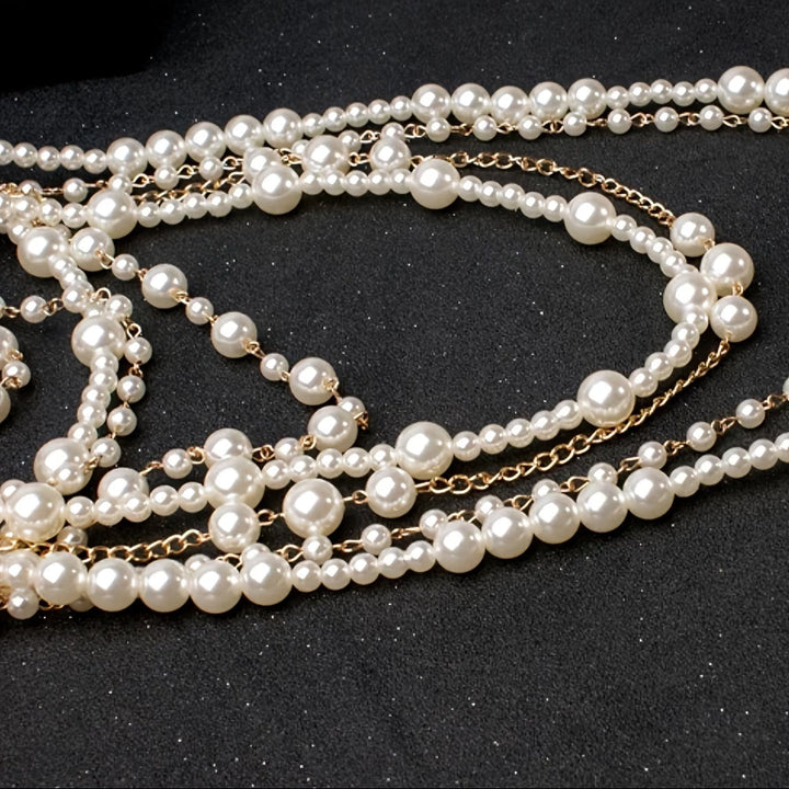 Women's Boho Multiple Pearls Jewelry Set