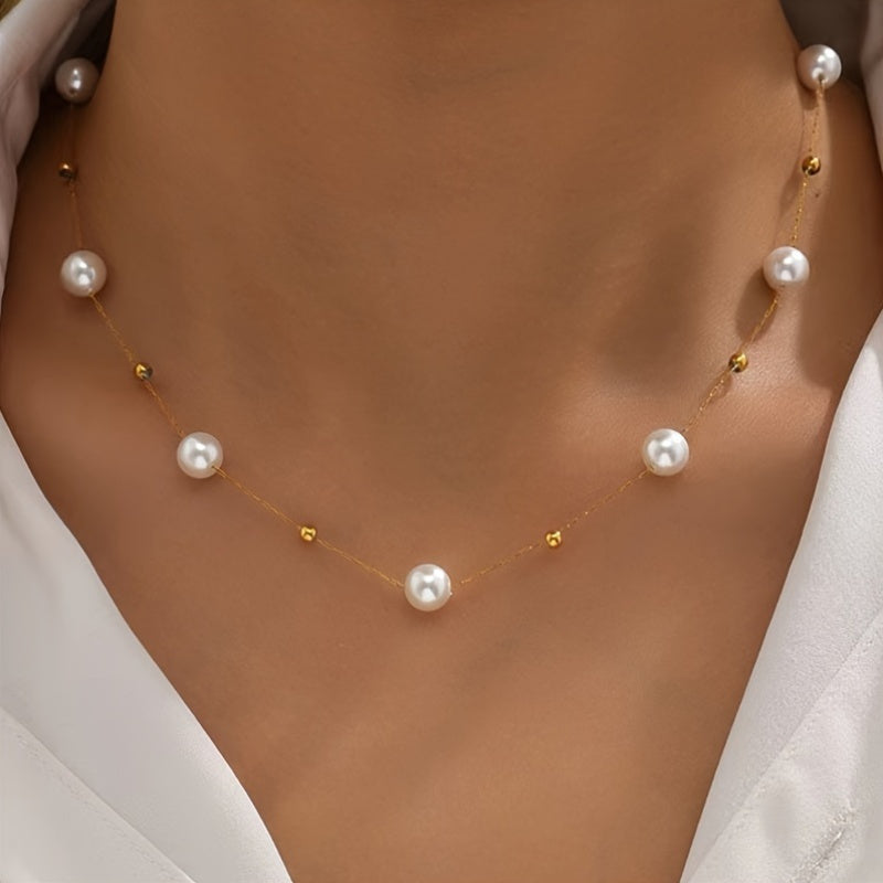 Baroque Pearl Beads Necklace