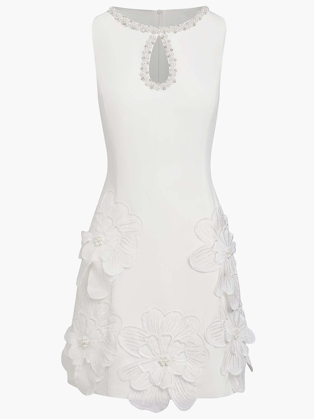 Women's Elegant Sleeveless Cutout Mini Dress