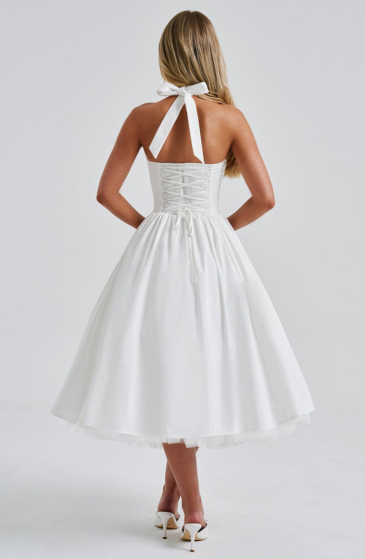 Women's Halter Classic Midi Dress