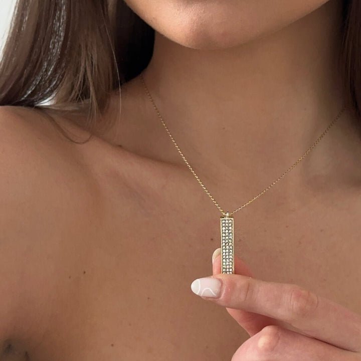 ADDISON BREE HANDCRAFTED "I LOVE YOU" NECKLACE