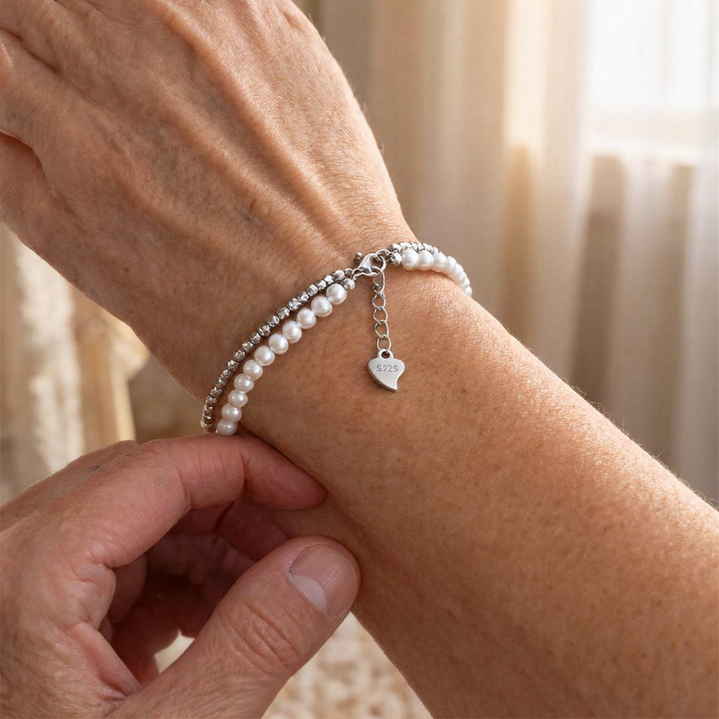 Women's Classic Double Ivory Bracelet