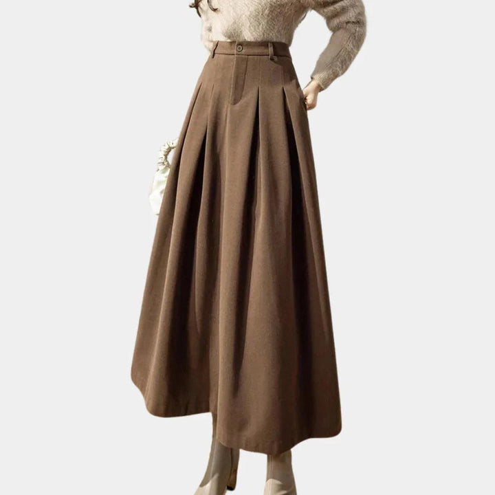 Women's Classic Ankle-Length A-Line Stretch Skirt
