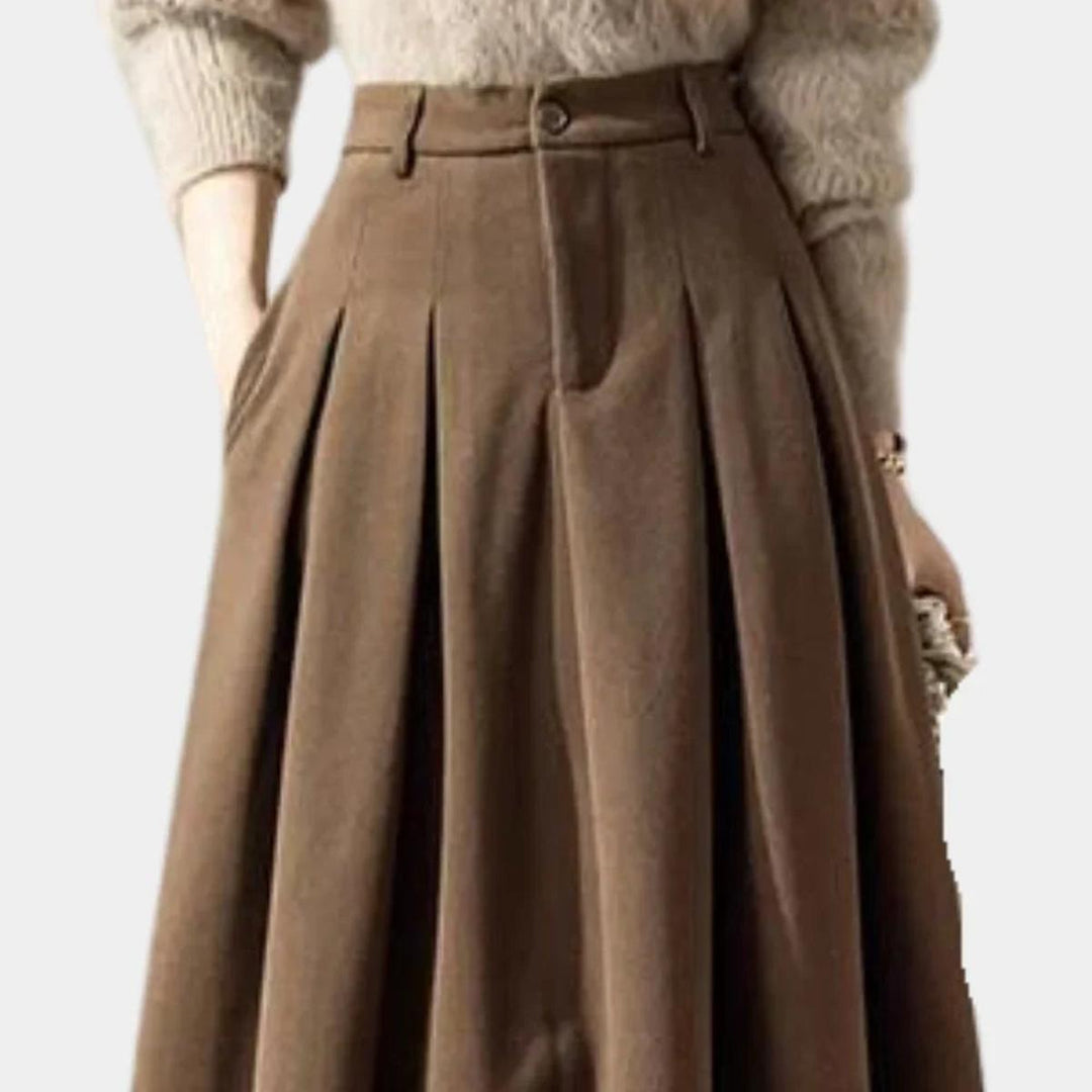 Women's Classic Ankle-Length A-Line Stretch Skirt