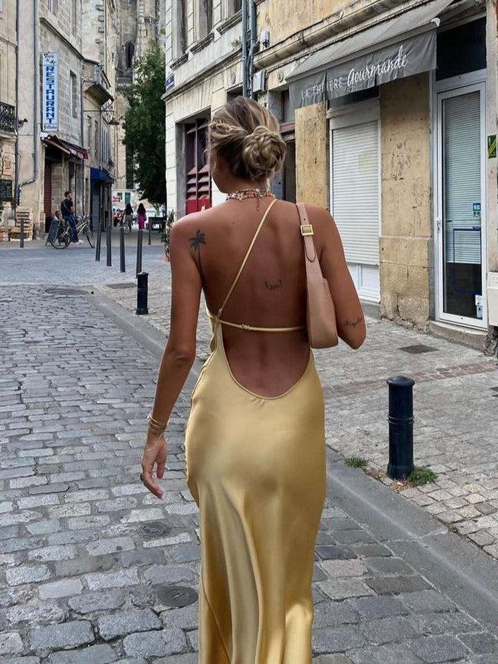 Women's Open-Back Maxi Dress