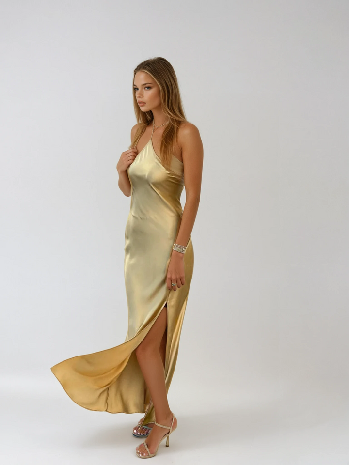 Women's Open-Back Maxi Dress