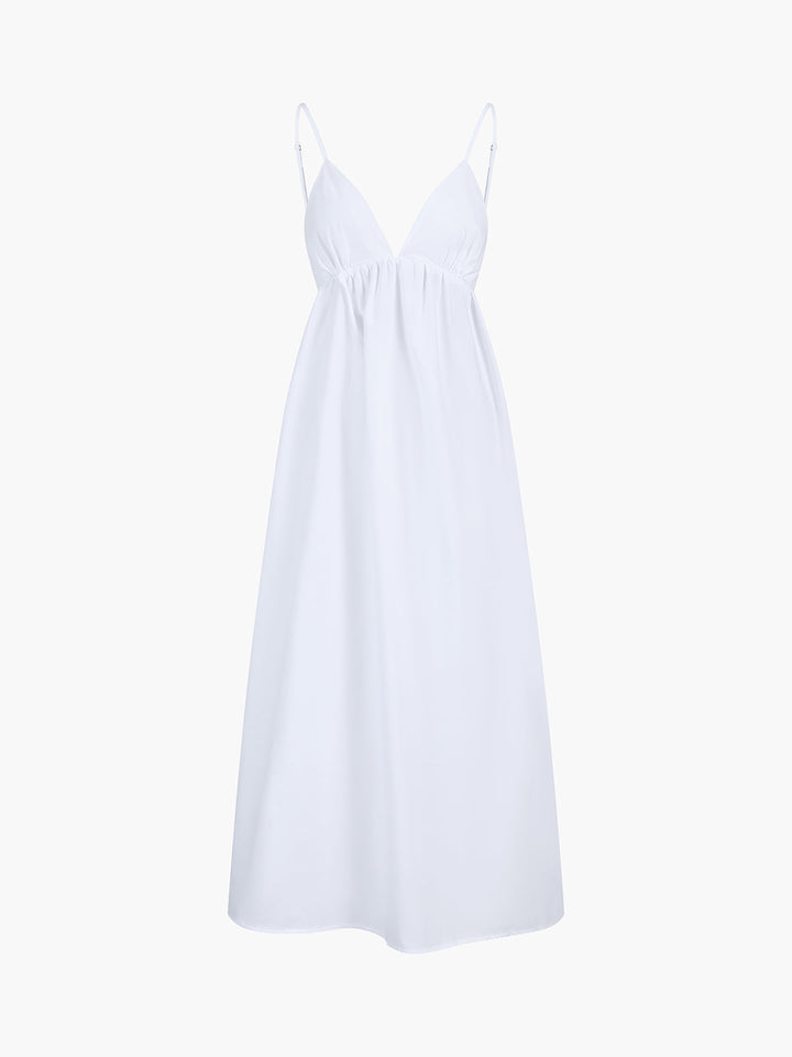 Women's Coastal Open Back Summer Maxi Dress