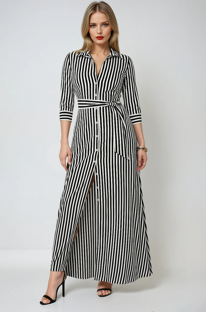 Women's Casual Blouse Work Maxi Dress