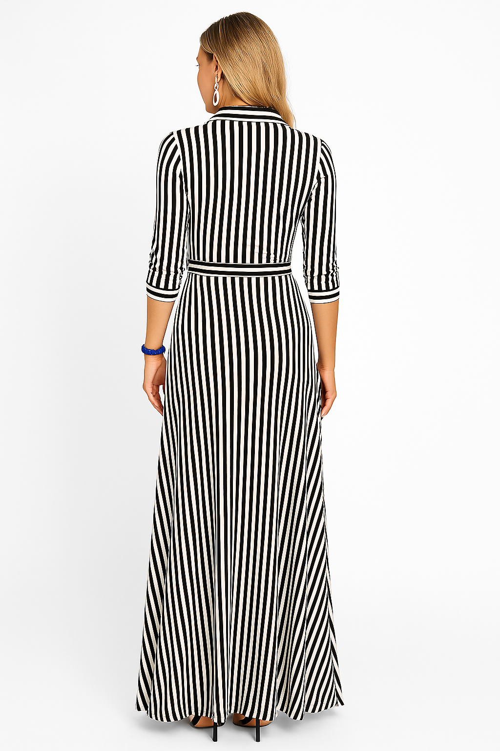 Women's Casual Blouse Work Maxi Dress