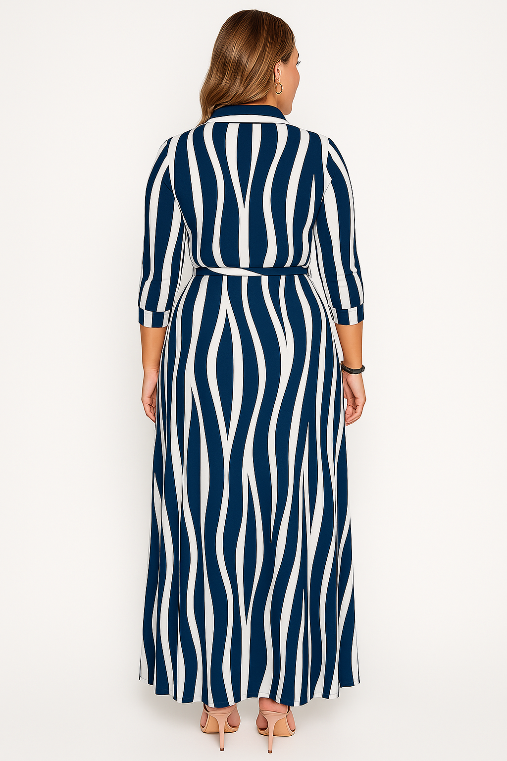 Women's Casual Blouse Work Maxi Dress