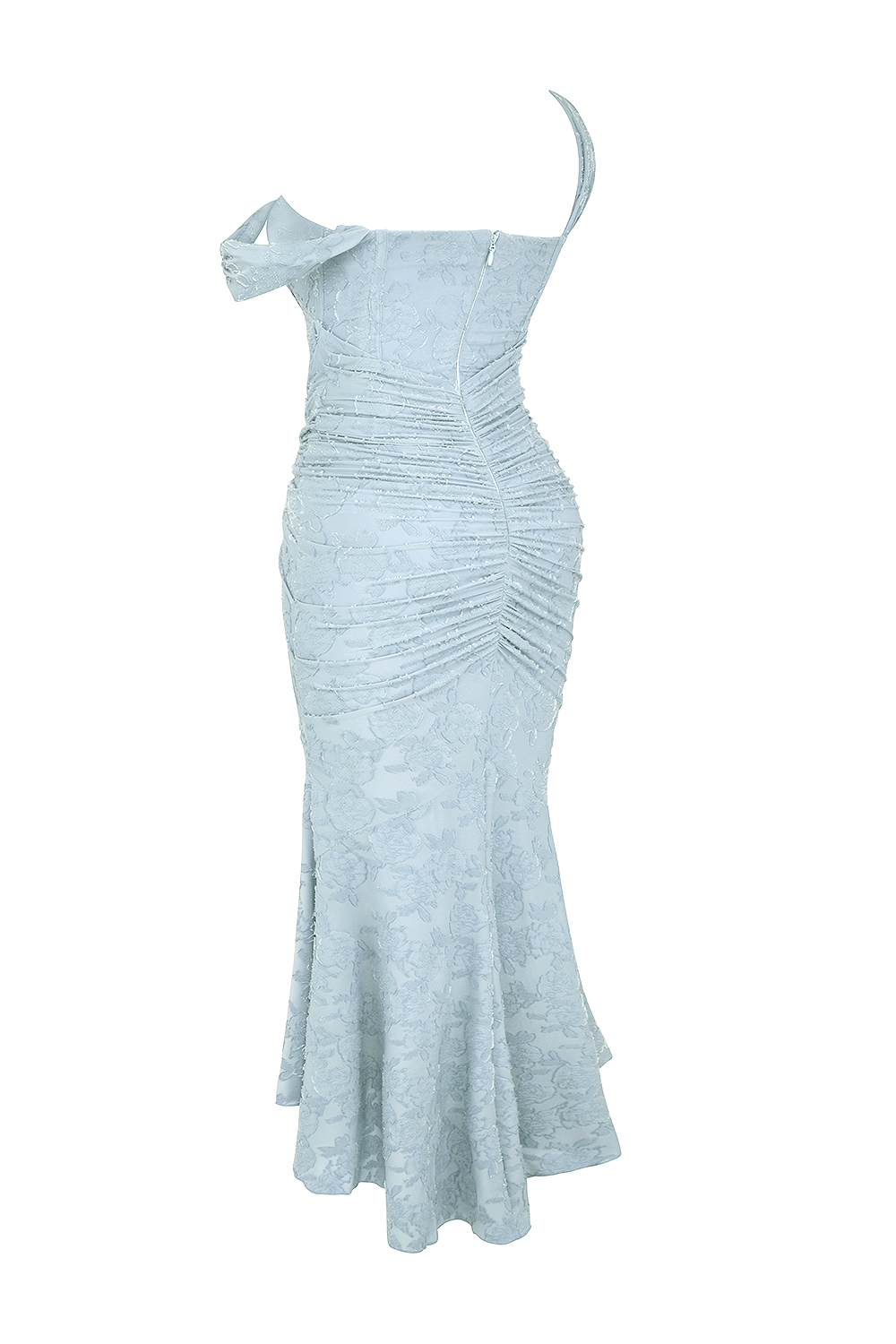 Women's Corset Style Wedding Guest Maxi Dress