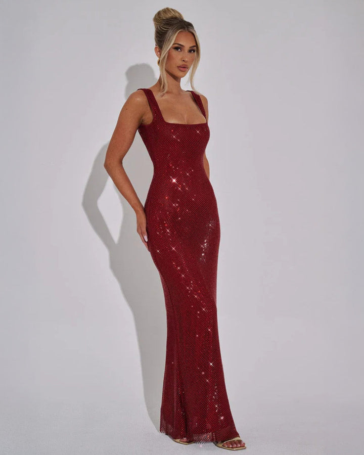 Women's Elegant Embellished Formal Evening Grown