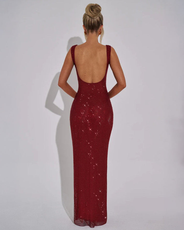 Women's Elegant Embellished Formal Evening Grown