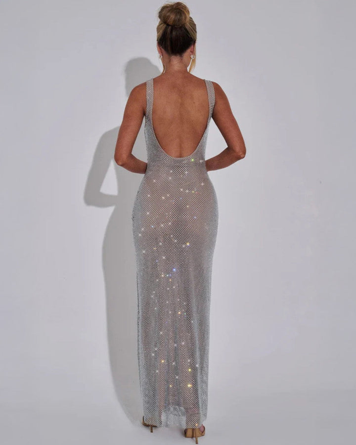 Women's Elegant Embellished Formal Evening Grown
