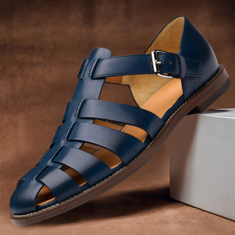 Men's Classic Orthopedic Adjustable Buckle Ankle Strap Fisherman Sandals