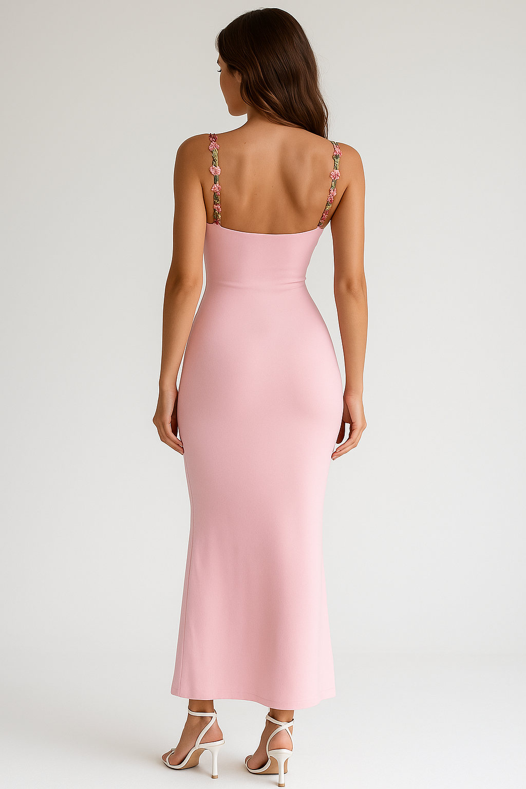 Women's Flower Embroided Summer Dress