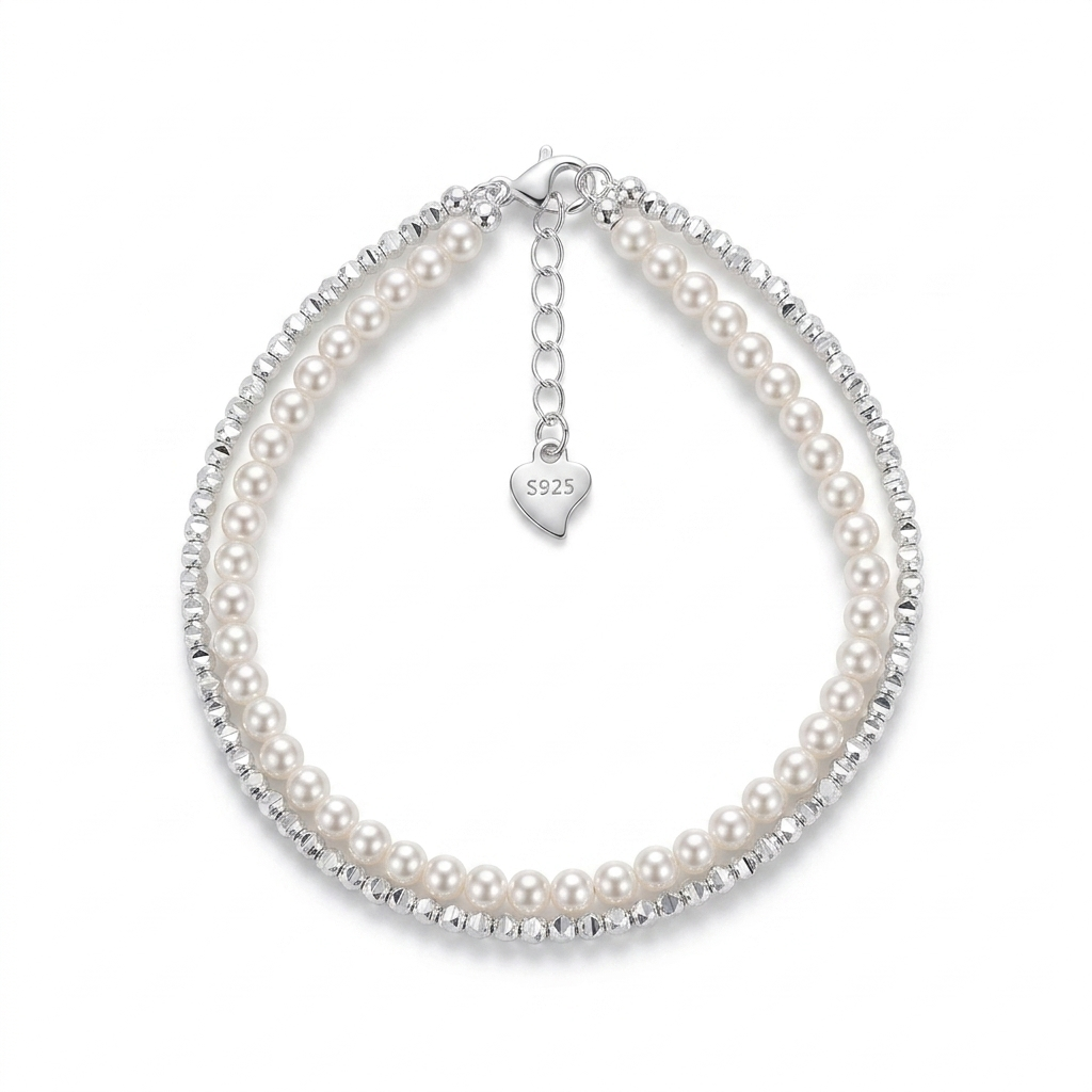 Mother-of-Pearl Double Bracelet