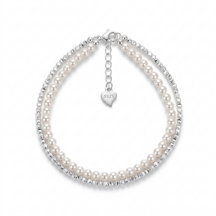 Mother-of-Pearl Double Bracelet