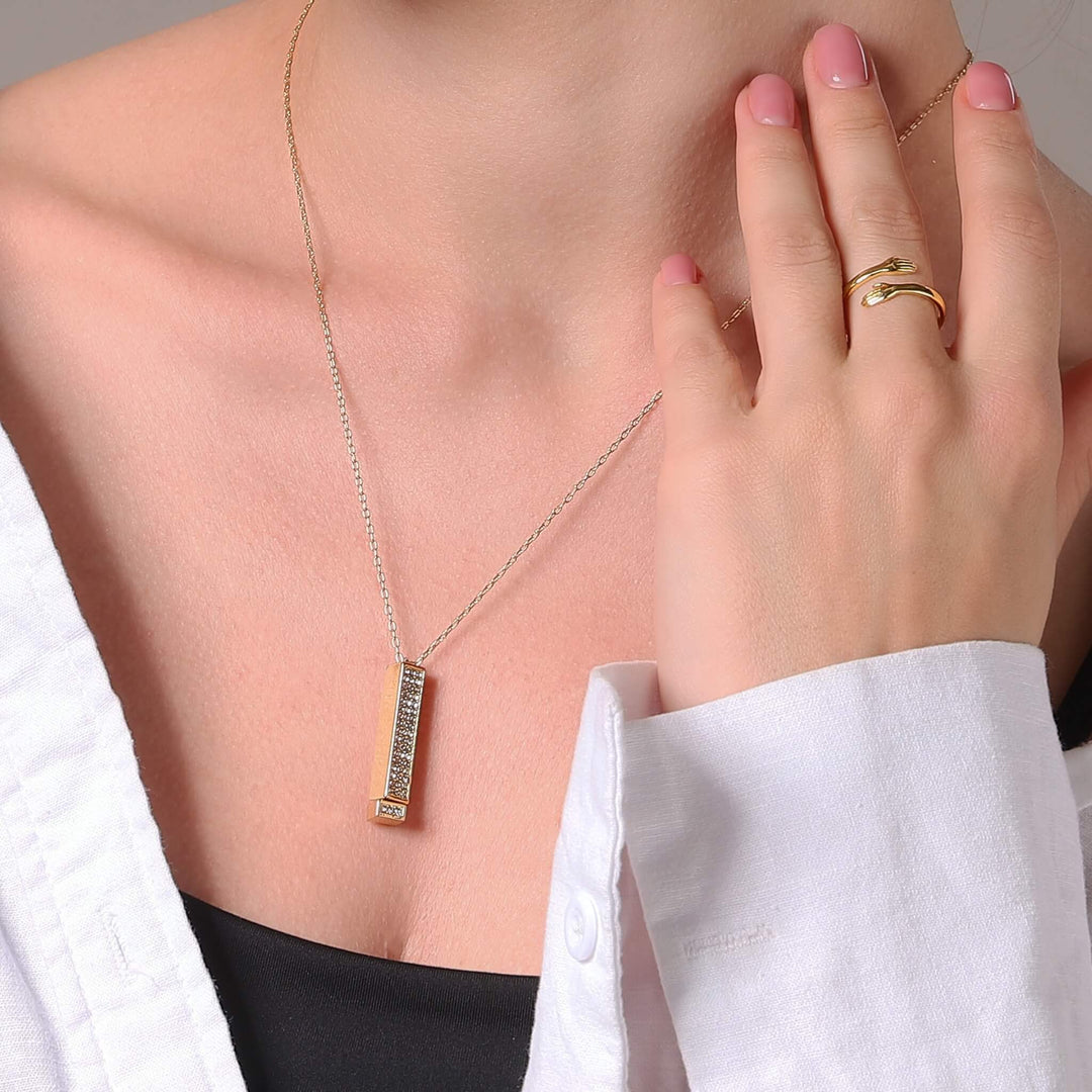 ADDISON BREE HANDCRAFTED "I LOVE YOU" NECKLACE