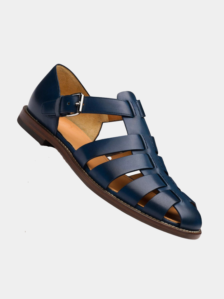 Men's Classic Orthopedic Adjustable Buckle Ankle Strap Fisherman Sandals
