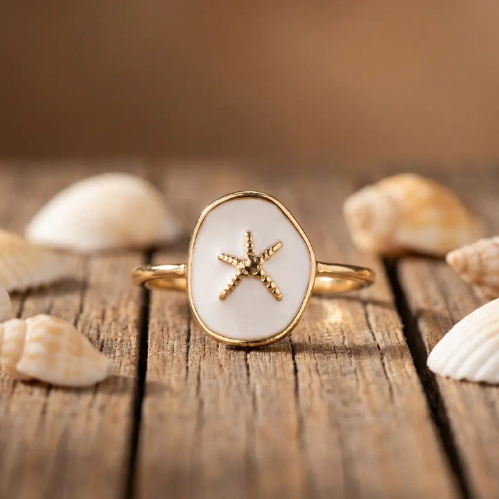 Women's Elegant Star Of The Shore Blue Shell Pearl Pendant Necklace