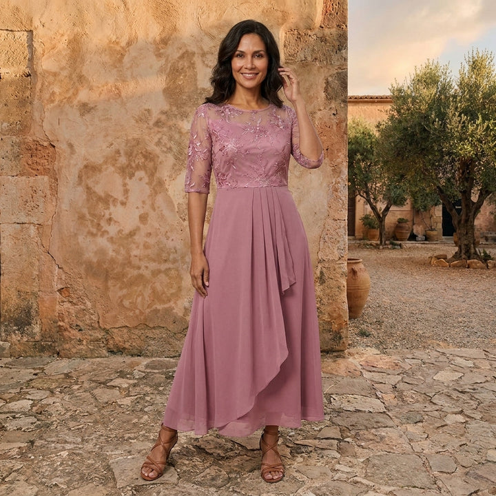 LOLA CASTELL | ELEGANT CHIFFON DRESS