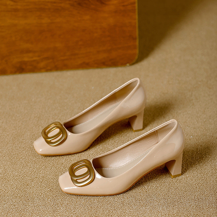 Leona | Elegant Block-Heel Pumps