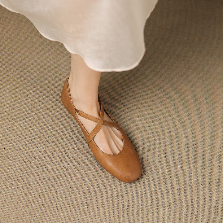 Cara | Crossover Strap Flats