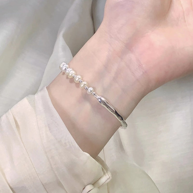 Mother-of-Pearl Pearl Bangle