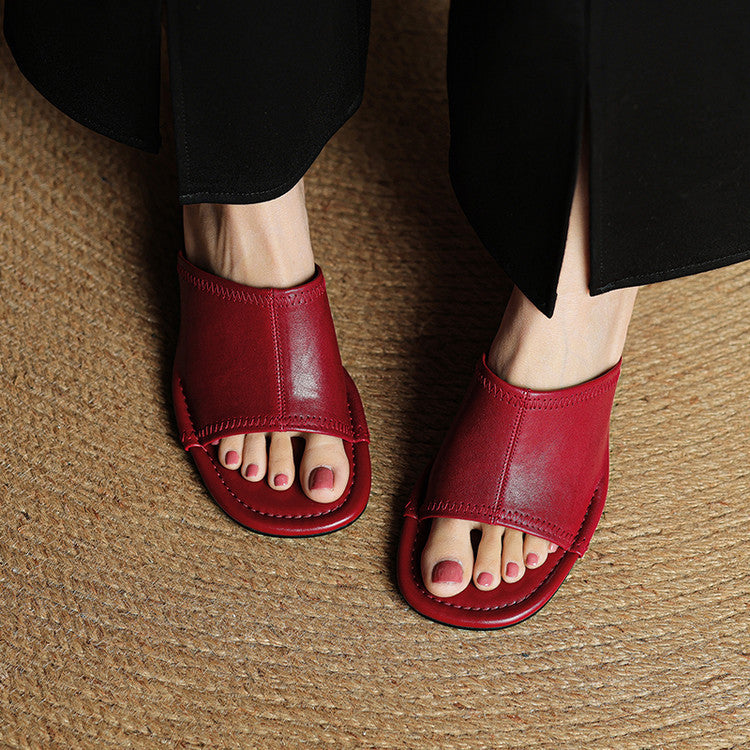 Brynn | Elegant Block-Heel Mules