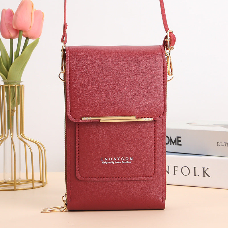 CORA - Stylish Mobile Phone Messenger Bag with Touch Screen
